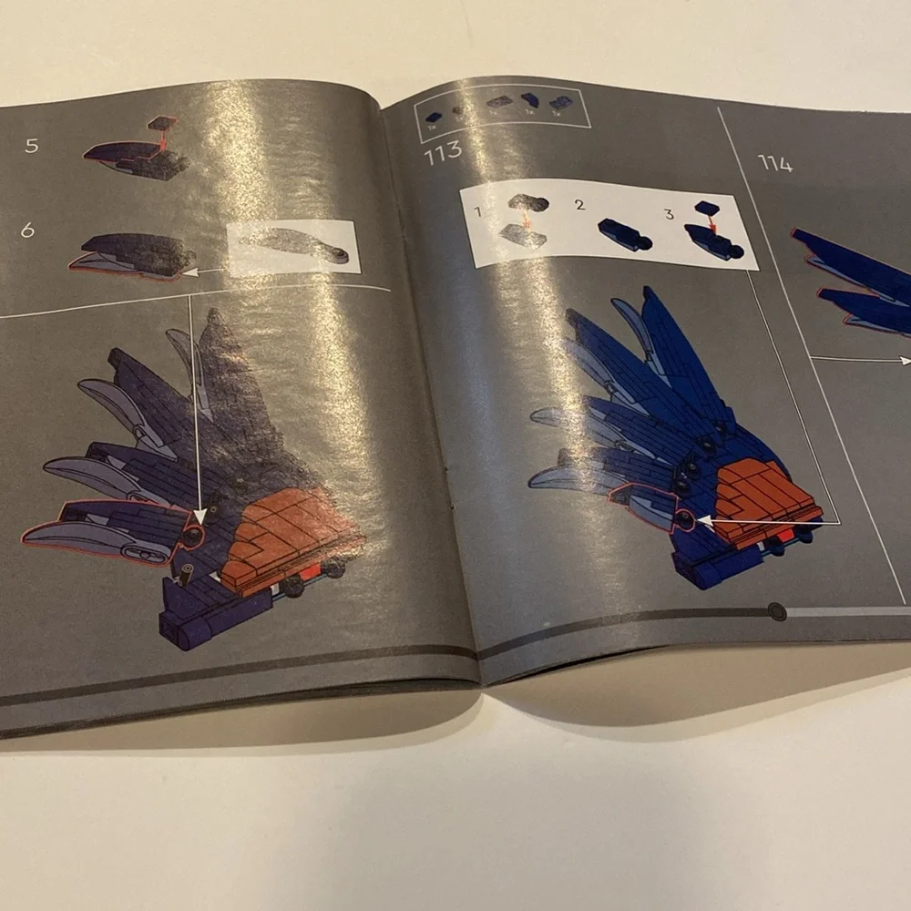 Lego Icons Kingfisher Instruction Booklet Preowned